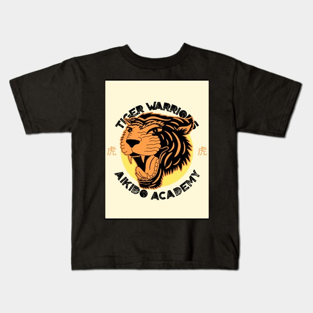 Tiger Warriors Kids T-Shirt by AladdinHub